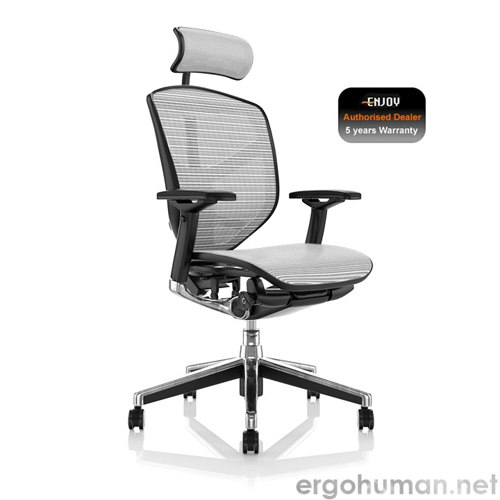 Enjoy White Mesh Office Chair