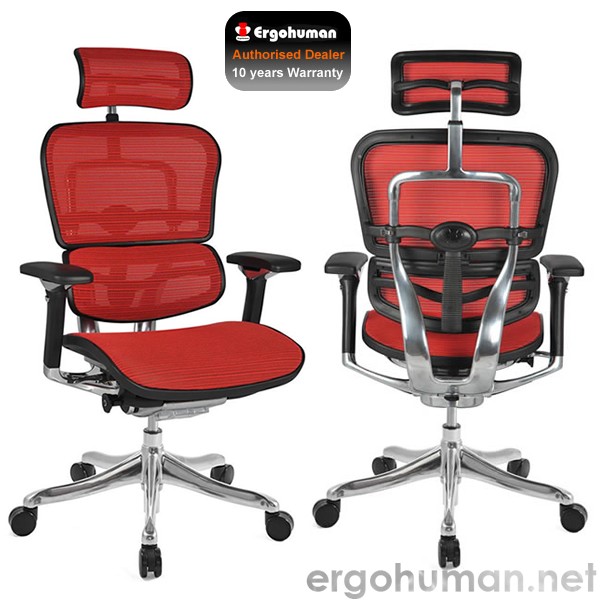 Ergohuman Plus Luxury Mesh Office Chairs